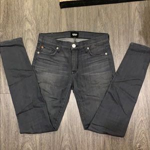 Hudson Nico Grey Super-Skinny Jeans, size 26.